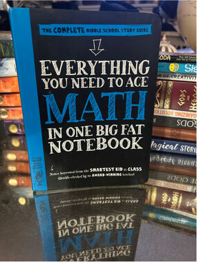 Unisex Workman Publishing Math Notebook One Size Black Blue